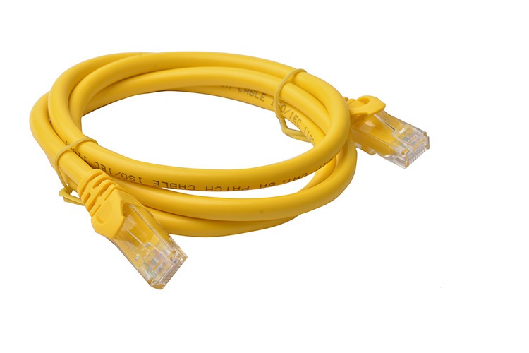 8Ware CAT6A Cable 1m – Yellow Color RJ45 Ethernet Network LAN UTP Patch Cord Snagless