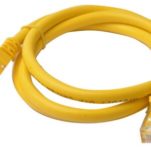 8Ware CAT6A Cable 1m - Yellow Color RJ45 Ethernet Network LAN UTP Patch Cord Snagless