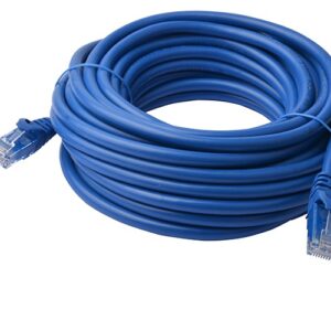 8Ware CAT6A Cable 50m - Blue Color RJ45 Ethernet Network LAN UTP Patch Cord Snagless