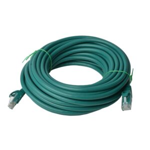 8Ware CAT6A Cable 50m - Green Color RJ45 Ethernet Network LAN UTP Patch Cord Snagless