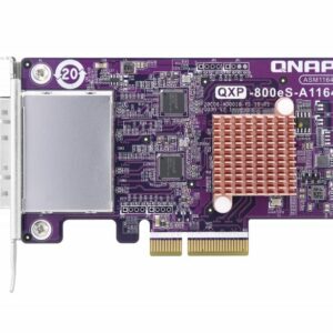 QNAP QXP-400eS-A1164 1-port SFF-8088 SATA host bus adapter, 4 x SATA 6Gb/s , PCIe 3.0 x2, for TL SATA JBOD