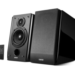 Edifier R1850DB Active 2.0 Bookshelf Speakers - Includes Bluetooth, Optical Inputs, Subwoofer Supported, Built-in Amplifier, Wireless Remote