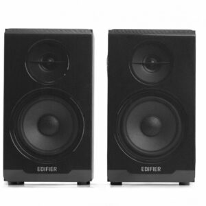 Edifier R33BT Active Bluetooth Speaker - V5.0 1/2 inch Tweeter  3.5 inch Mid/Bass Driver, 10W RMS Power Output, 70Hz-20KHz, ≥85dB(A), Wooden Enclosure