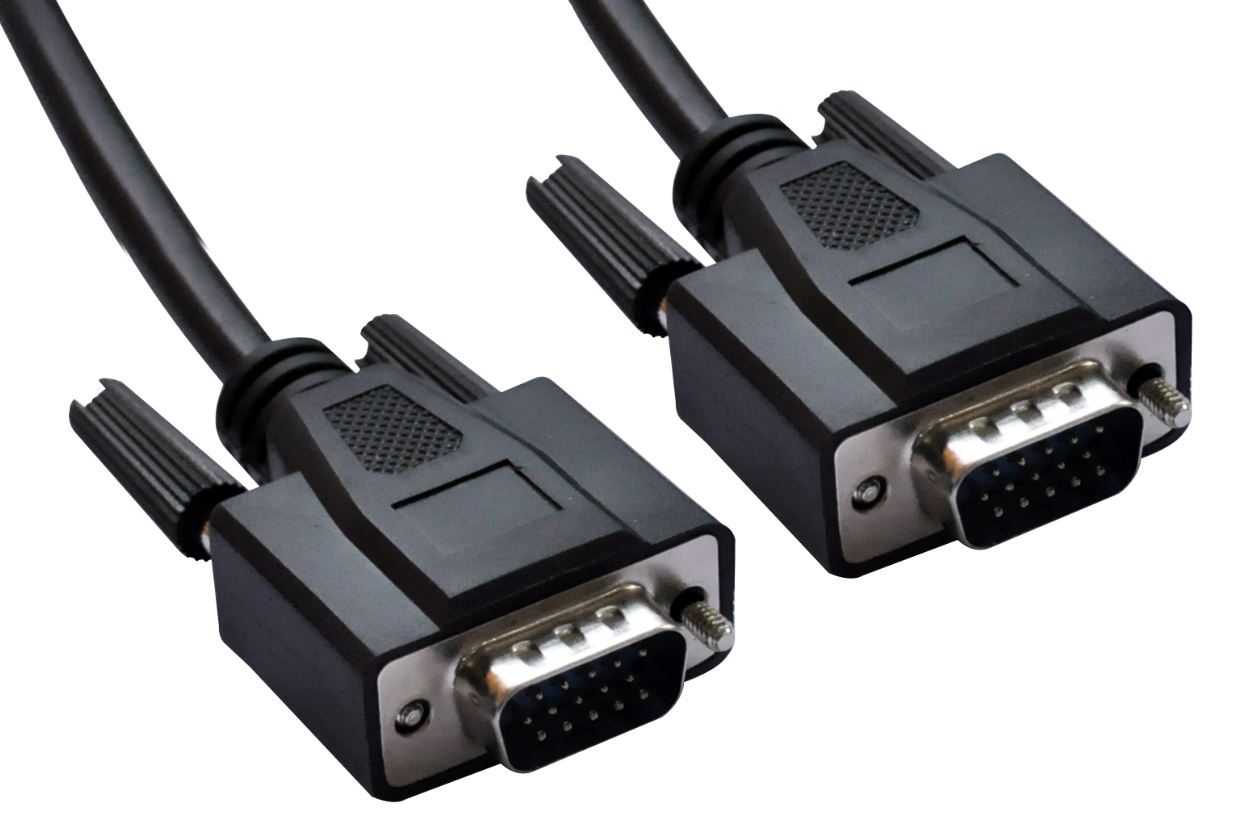 8Ware VGA Monitor Cable 2m 15pin Male to Male with Filter for Projector Laptop Computer Monitor UL Approved