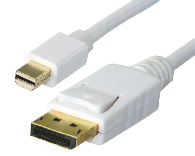 8Ware 2m Mini DisplayPort DP to DisplayPort DP Converter Cable - Thunderbolt Male to Male DP for MacBook Pro Mac Air Microsoft Surface 2/3/4
