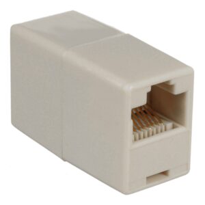 8Ware RJ45 Inline Coupler - Network Keystone Jack Socket suitable for CAT5e and CAT6 Ethernet cables