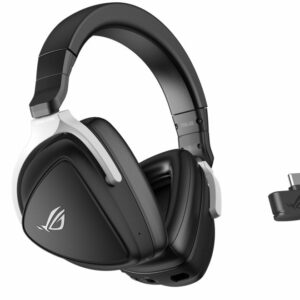 ASUS ROG DELTA S WIRELESS Gaming Headset AI Noise Cancelation Microphones PC/MAC/PS4/PS5/Nintendo Switch/Android/Bluetooth device AI Noise Cancelation