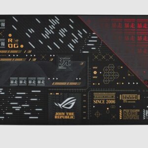 ASUS ROG SCABBARD II EVA EDITION  Evangelion, Water/Oil/Dust-Repellent, Anti-fray, Flat-stitched Edges, 900x400x3mm EVA02