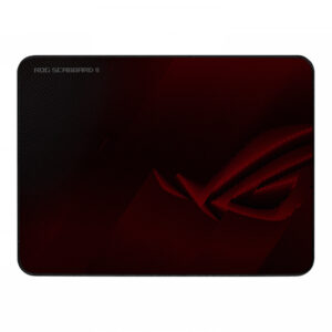 ASUS ROG SCABBARD II Gaming Mouse Pad, Medium Size (360x260mm) Water/Oil/Dust Respellent, Anti-Fray, Soft Cloth With Rubber Base