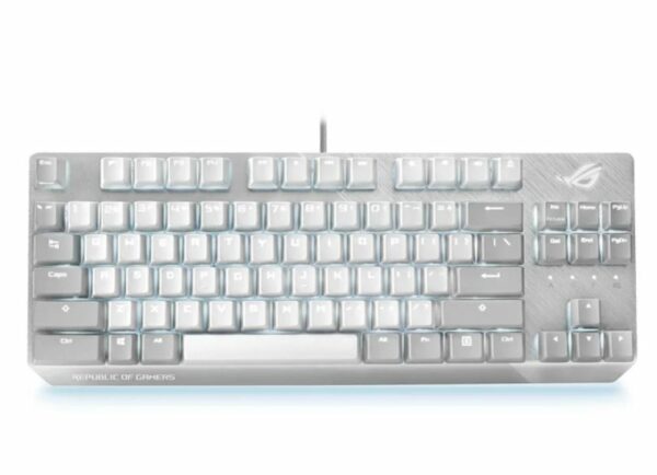 ASUS X806 ROG STRIX SCOPE NX TKL Moonlight White Brown Switch Wired Mechanical RGB Gaming Keyboard