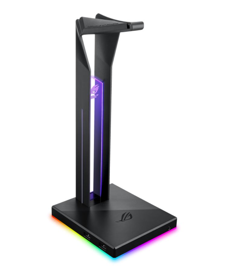 ASUS ROG THRONE/AS Gaming Headset Stand With 7.1 Surround Sound, Dual USB 3.1 Ports, Optimised Arc Design, Non-Slip, Aura Sync RGB