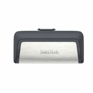 SanDisk 128GB Ultra Dual Drive Go 2-in-1 USB-C  USB-A Flash Drive Memory Stick 150MB/s USB3.1 Type-C Swivel for Android Smartphones Tablets Macs PCs