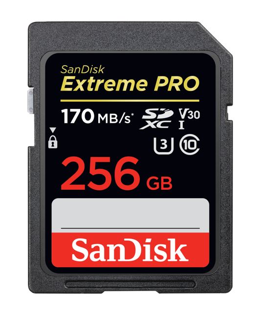 (LS) SanDisk 256GB Extreme PRO Memory Card 170MB/s Full HD  4K UHD Class 30 Speed Shock Proof Temperature Proof Water Proof (LS> SDSDXXD-256G-GN4IN)