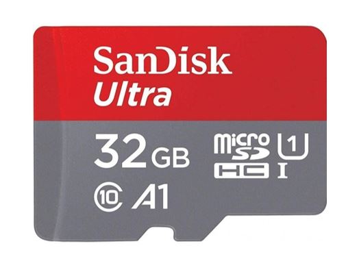 SanDisk Ultra 32GB microSD SDHC SDXC UHS-I Memory Card 120MB/s Full HD Class 10 Speed Google Play Store App for Android Smartphone Tablet >16GB