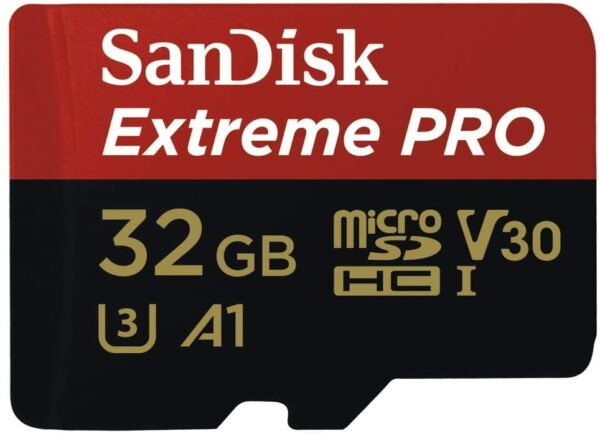 SanDisk Extreme Pro 32GB microSD SDHC SQXCG 100MB/s 90MB/s V30 U3 C10 UHS-1 4K UHD Shock temperature water  X-ray proof with SD Adaptor >16GB