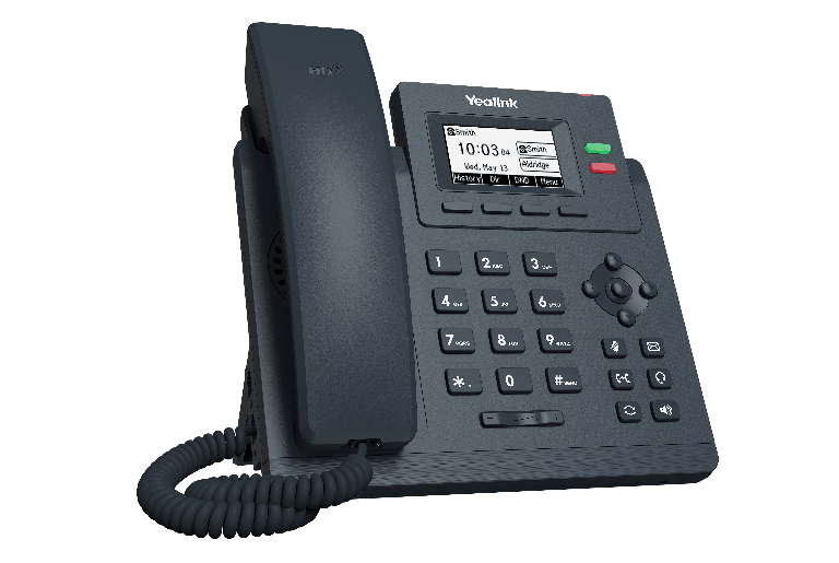 Yealink T31G 2 Line IP phone, 132×64 LCD, Dual Gigabit Ports, PoE. No Power Adapter included