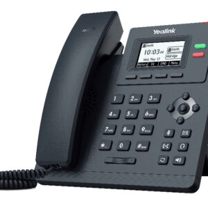 Yealink T31G 2 Line IP phone, 132x64 LCD, Dual Gigabit Ports, PoE. No Power Adapter included