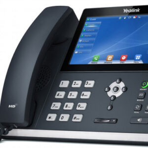 Yealink T48U 16 Line IP phone, 7" 800x480 pixel colour touch screen, Optima HD voice, Dual Gigabit Ports, 1 USB port for BT40/WF40/Recording, (T48S)