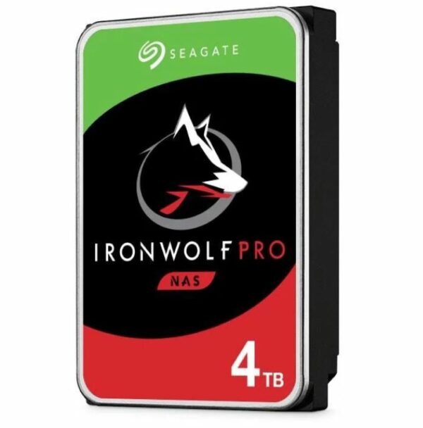 Seagate 4TB 3.5" IronWolf Pro NAS  SATA3 NAS 24x7 Performance HDD (ST4000NE001) 5 Years Warranty