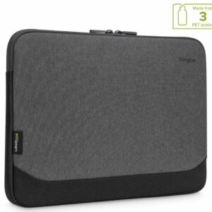 Targus 13-14" Cypress EcoSmart Sleeve Bag  for Laptop Notebook Tablet - Fits 13" 13.3" 14", Made with 3 Recycled Water Bottles - Grey