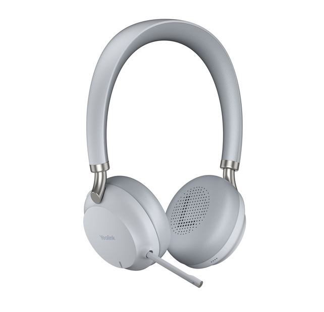 Yealink BH72 Teams certified, Bluetooth Wireless Stereo Headset, Grey, USB-A, Supports Wireless Charging, Rectractable Microphone, 40hrs battery life