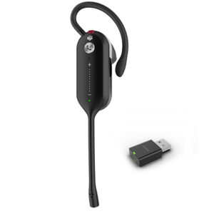 Yealink WH63 Microsoft Teams DECT Convertible Wireless Portable Headset, Yealink Acoustic Shield Technology, WDD60 DECT Dongle, USB Charging Cable