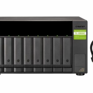 QNAP TL-D800C USB 3.2 Gen2 Type-C high-capacity JBOD storage enclosure