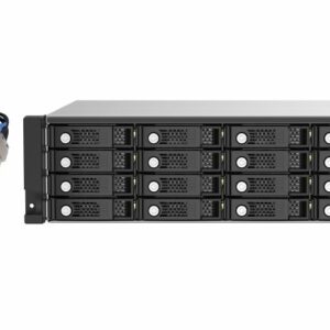 QNAP TL-R1620Sep-RP expansion storage 16 Bay Hot-swappable 3U Rackmount 4 x 12Gb/s SAS 3.0 wide ports