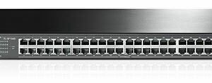 TP-Link TL-SF1048 48-Port 10/100Mbps Rackmount Switch energy-efficient Supports MAC 19-inch rack-mountable steel case 100% Data filtering