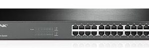 TP-Link TL-SG1024 24-Port Gigabit 19" Rackmountable Unmanaged Switch energy-efficient Supports MAC Plug  play 48Gbps Switching Capacity
