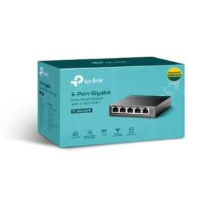 TP-Link TL-SG105PE 5-Port Gigabit Easy Smart Switch with 4-Port PoE+, Up To 65W For all PoE Ports, Up To 30W Each PoE Port