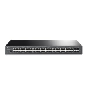 TP-Link TL-SG3452 JetStream 48-Port Gigabit L2 Managed Switch, 4 SFP Slots, Omada SDN, Centralised Mgt, Static Routing  (T2600G-52TS)