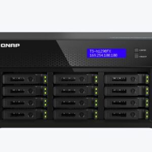 QNAP TS-h1290FX-7302P-128G 12 Bay 128G DDR4 AMD EPYC™ 7232P 8-core Hot-swappable SSD Cache 2x2.5GbE 2x25GbE WOL 4xPCle slot 3xUSB3.2 Tower