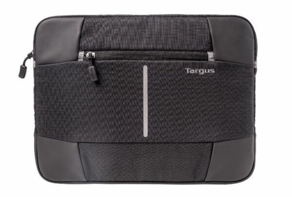 Targus 13-14'' Bex II Laptop Sleeve/Case/Notebook Bag  - Weather-resistant  rip-stop fabrication - Black with black trim