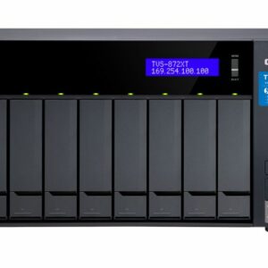 QNAP TVS-872XT-I5-16G Intel® Core™ i5 8400T 6-core 1.7 GHz 16 GB RAM (8 GB x2) 64-bit x86 Hot-swappable 1*10 Gigabit Ethernet Port USB 3.2 Tower 2yrs