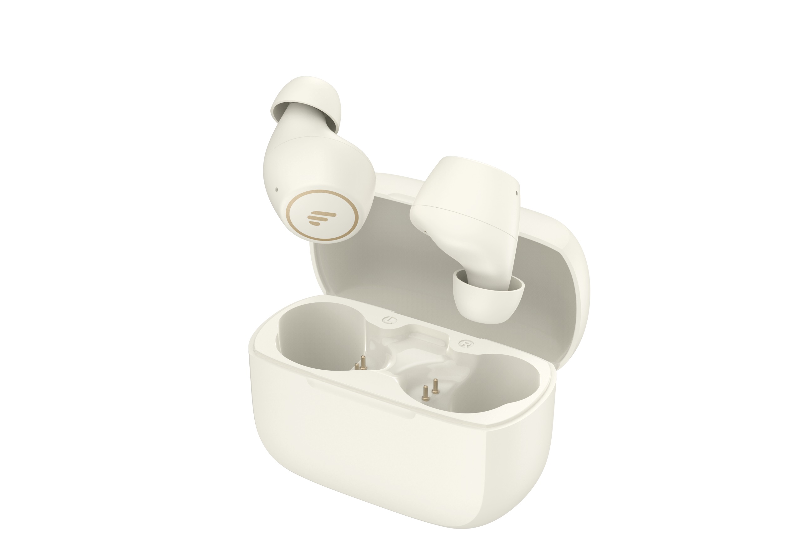 Edifier TWS1 PRO IVORY Bluetooth Wireless Earbuds cVc8.0 Noise Cancellation Long Battery Life, Quick Charge USB-C, IP65 Dust Proof and Water Resistant