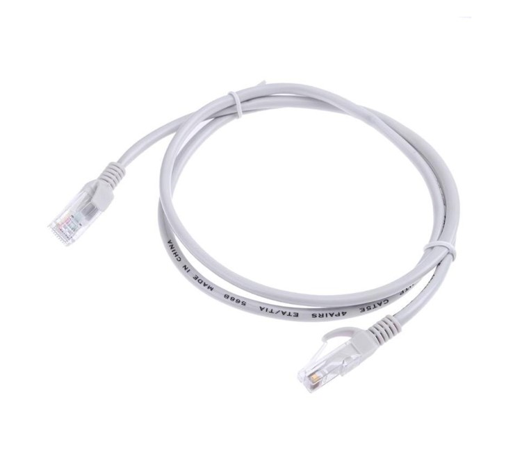 Ubiquiti UniFi Patch Cable Single Unit, 2m, White, End Bendable to 90 Degree, RJ45 Ethernet Cable, Cat6, Ultra-Thin 3mm Diameter