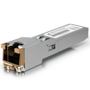 Ubiquiti SFP+  to RJ45 Transceiver Module, 10GBase-T Copper SFP+ Transceiver, 10Gbps Throughput Rate, Supports Up to 100m, Incl 2Yr Warr
