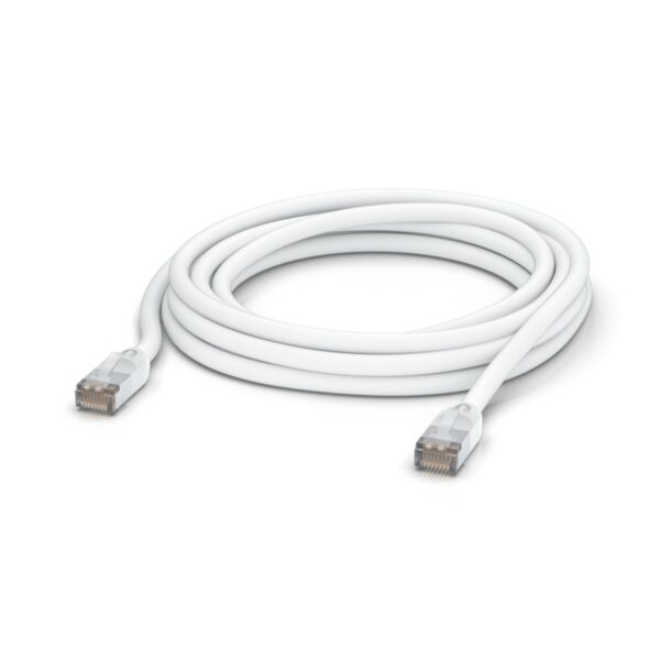 Ubiquiti UniFi Patch Cable Outdoor 5M White, Single Unit, All-weather, RJ45 Ethernet Cable, Category 5e,  Incl 2Yr Warr