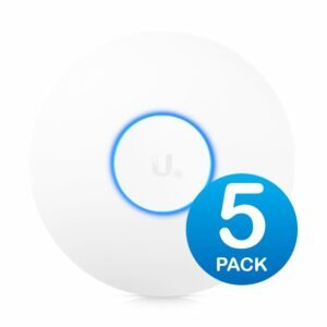 Ubiquiti UniFi Wave 2 Dual Band 802.11ac AP with Security  BLE 5 Pack, 2Yr Warr