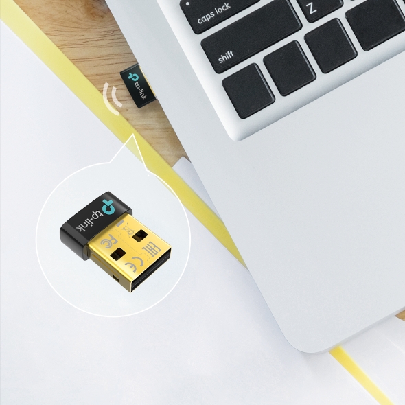 TP-Link UB500 Bluetooth 5.0 Nano USB 2.0 Adapter, Add Bluetooth To Your Devices, Wireless Connectivity, Windows 10/8.1/7, Plug and Play