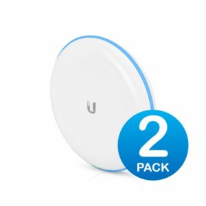Ubiquiti UniFi Building-to-Building Bridge - 60GHz 1.7Gbps Link  - Complete PtP Link, Built-in LED alignment indicators, Sold as 2 Pack