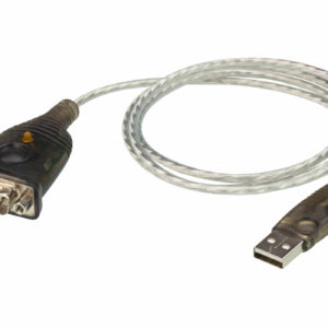 Aten USB to RS232 converter with 1m cable，921.6 Kbps Transfer Rate, Compatible with Windows, Mac, Linux