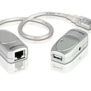 Aten Extender USB 2.0 Cat 5 Extender, extends up to 60m, supports USB speeds up to 12Mbps, Plug an Play,