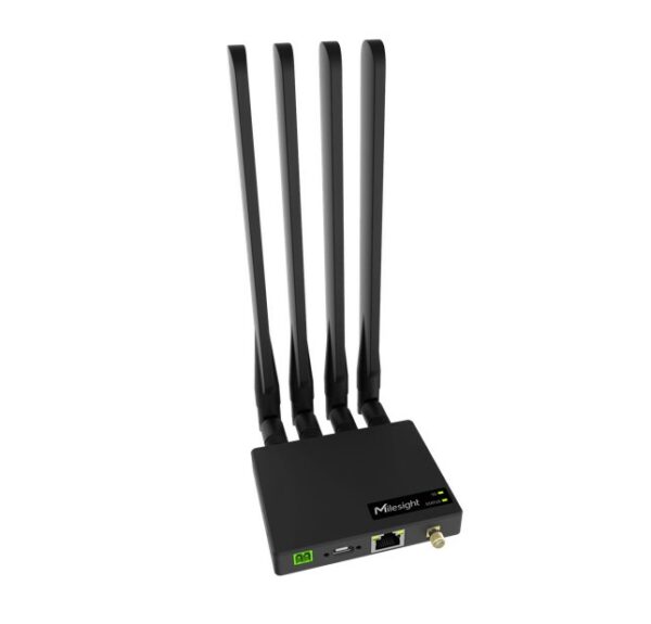 Milesight 5G Indoor Industrial Gateway, USB and Gigabit Ethernet Connectivity Supported, Add 5G Failover to your Exisitng Firewall