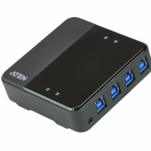 Aten Peripheral Switch 4x4 USB 3.1 Gen1, 4x PC, 4x USB 3.1 Gen1 Ports, Remote Port Selector, Plug and Play