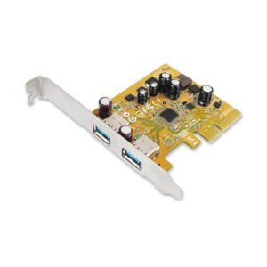 (LS) Sunix USB2312 USB 3.1 Enhanced SuperSpeed Dual ports PCI Express Host Card with Type-A Receptacle
