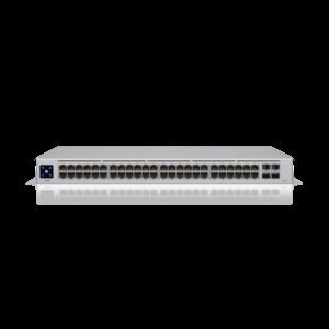Ubiquiti UniFi 48 port Managed Gigabit Layer2 switch - 48x Gigabit Ethernet Ports w/ 32x 802.3at POE+, 4x SFP Port Touch Display 195W