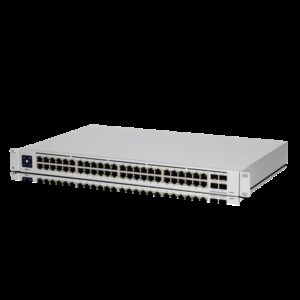 Ubiquiti UniFi 48 Port Managed Gigabit Layer2  Layer3 Switch - 48x Gigabit Ethernet Ports, 4x SFP+ Ports - Touch Display - GEN2