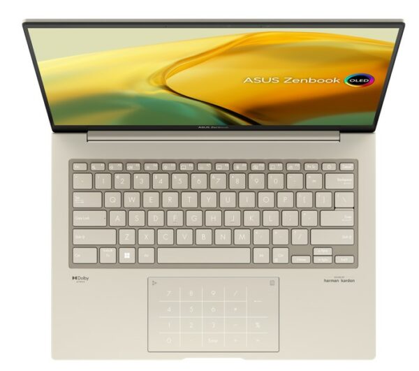 ASUS ZenBook 14X 14.5" 2.8K OLED Intel i5-13500H 16GB DDR5 512GB SSD Windows 11 Home Iris Xe Graphics ErgoSense KB Touchpad 180° Hinge 1.5kg